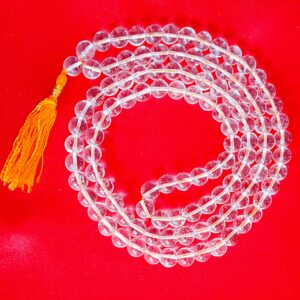 SFATIK MALA 108 BEADS 100% Original Sphatik Mala Lab Certified